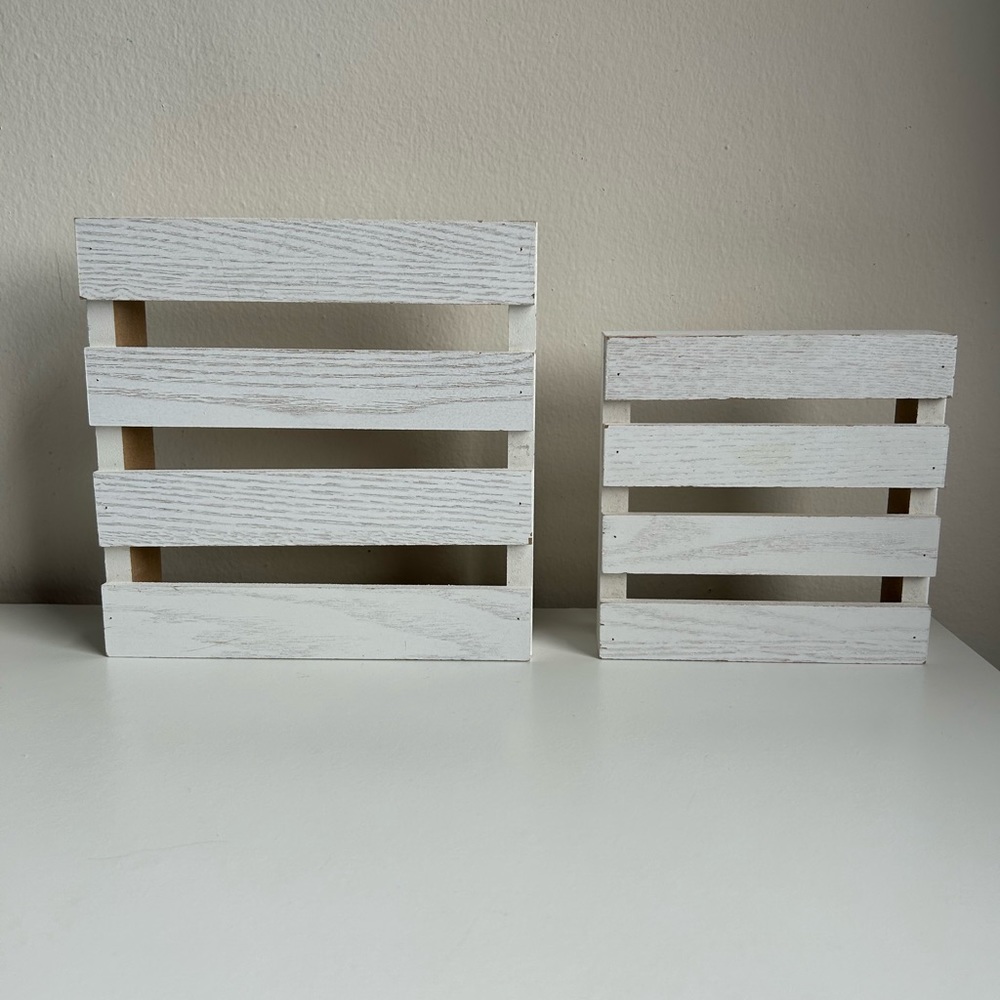Wooden Pallet Crates Risers- Dessert risers
